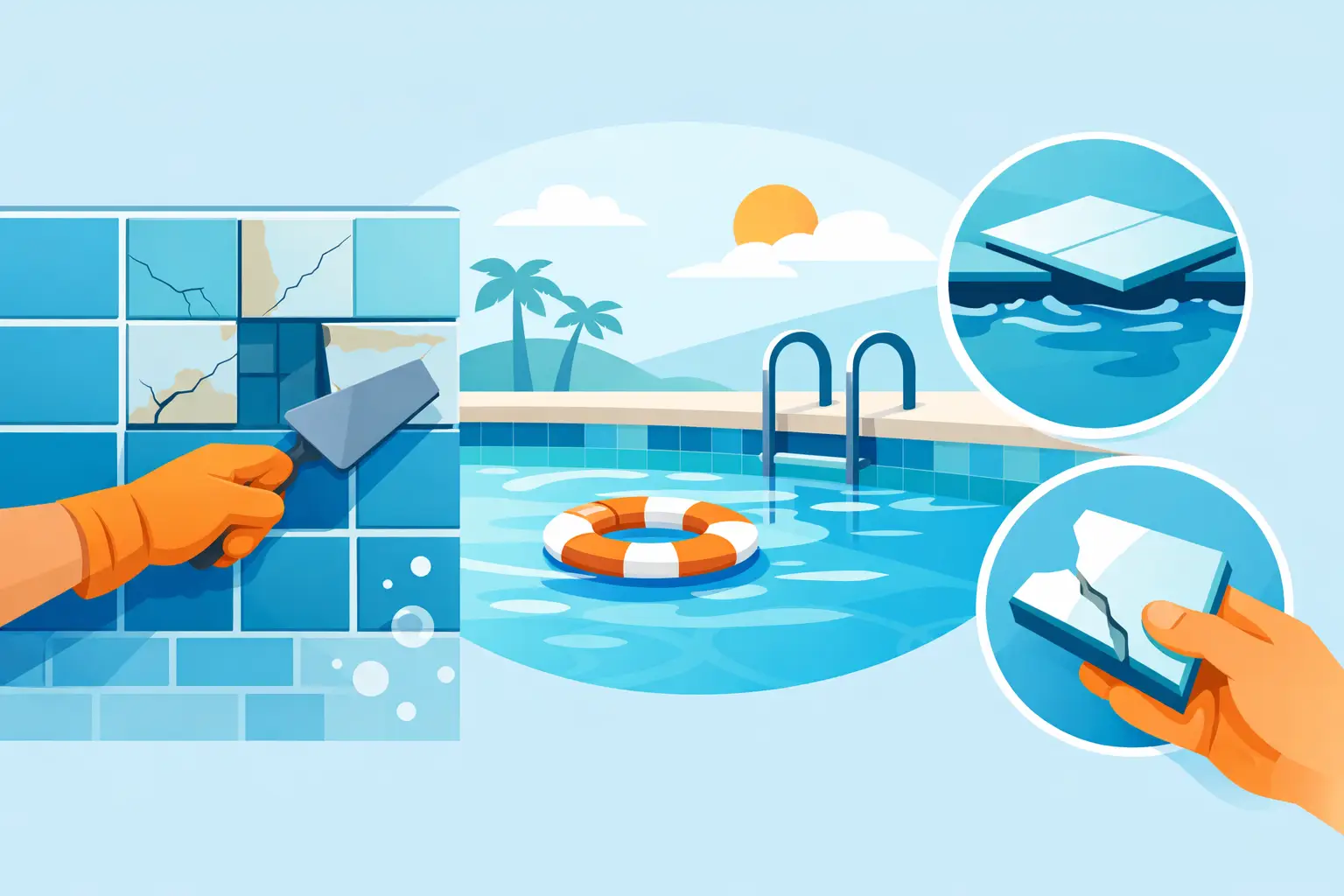 When Should Pool Tiles Be Replaced? Key Signs