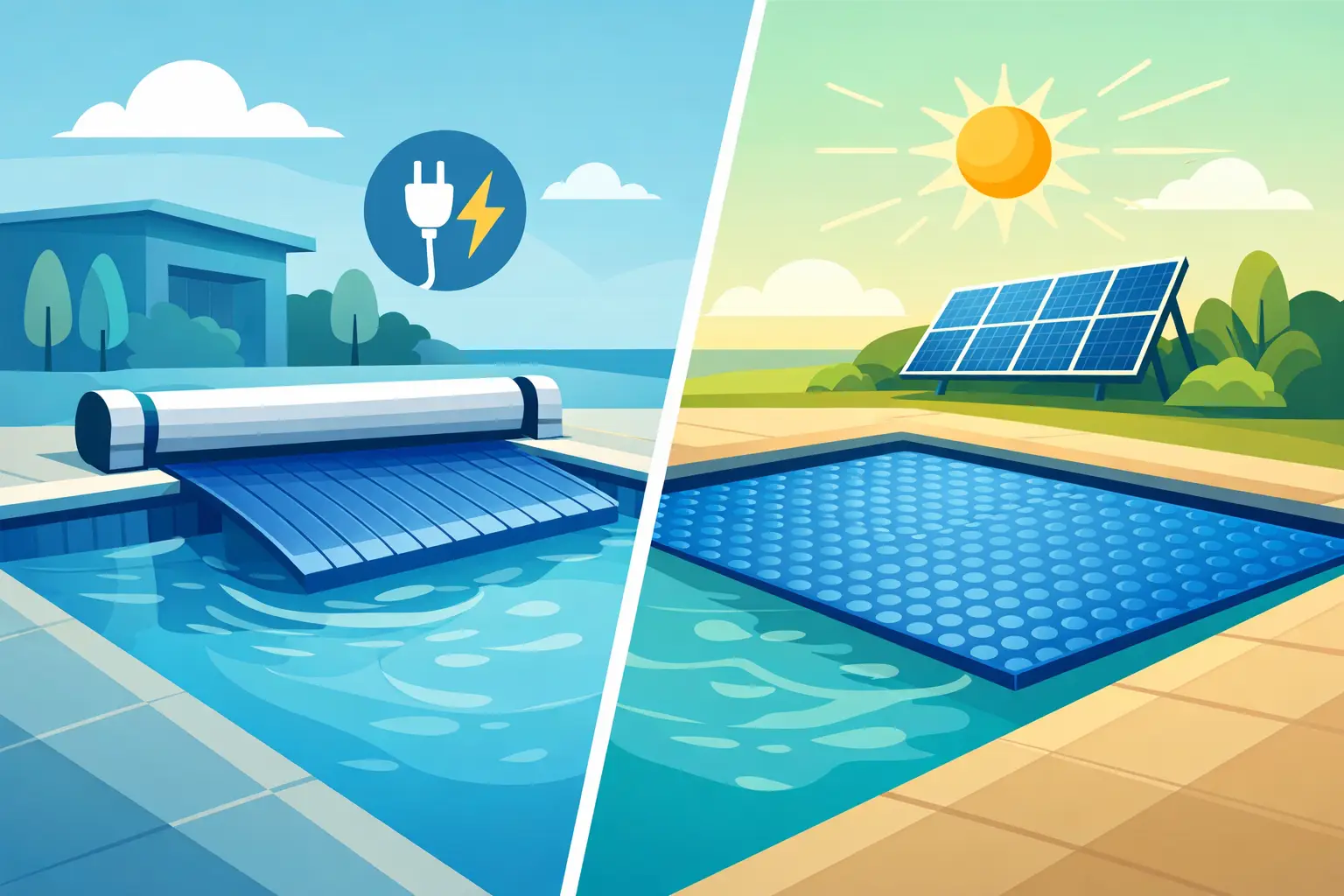 Electric Versus Solar Covers for Your Pool