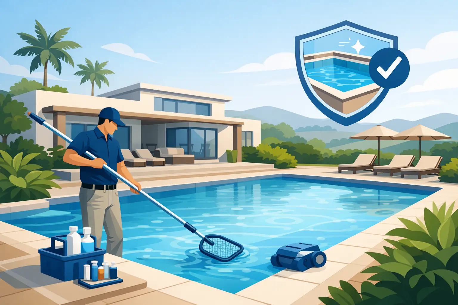 Villa Pool Maintenance That Protects Your Investment