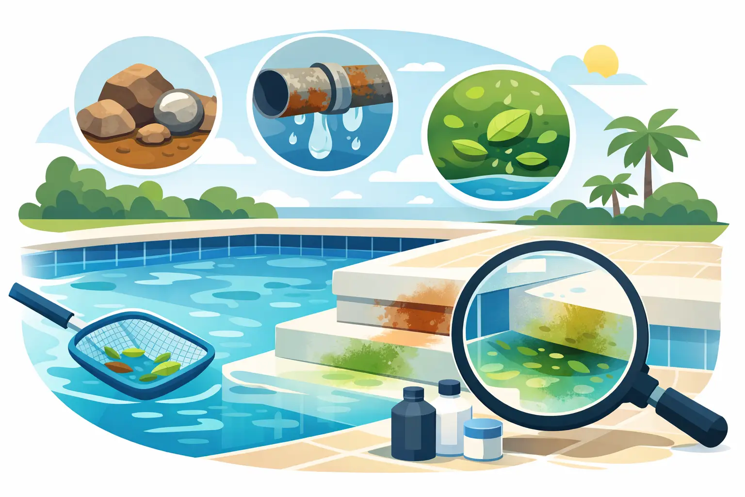 What Causes Pool Staining? Common Culprits