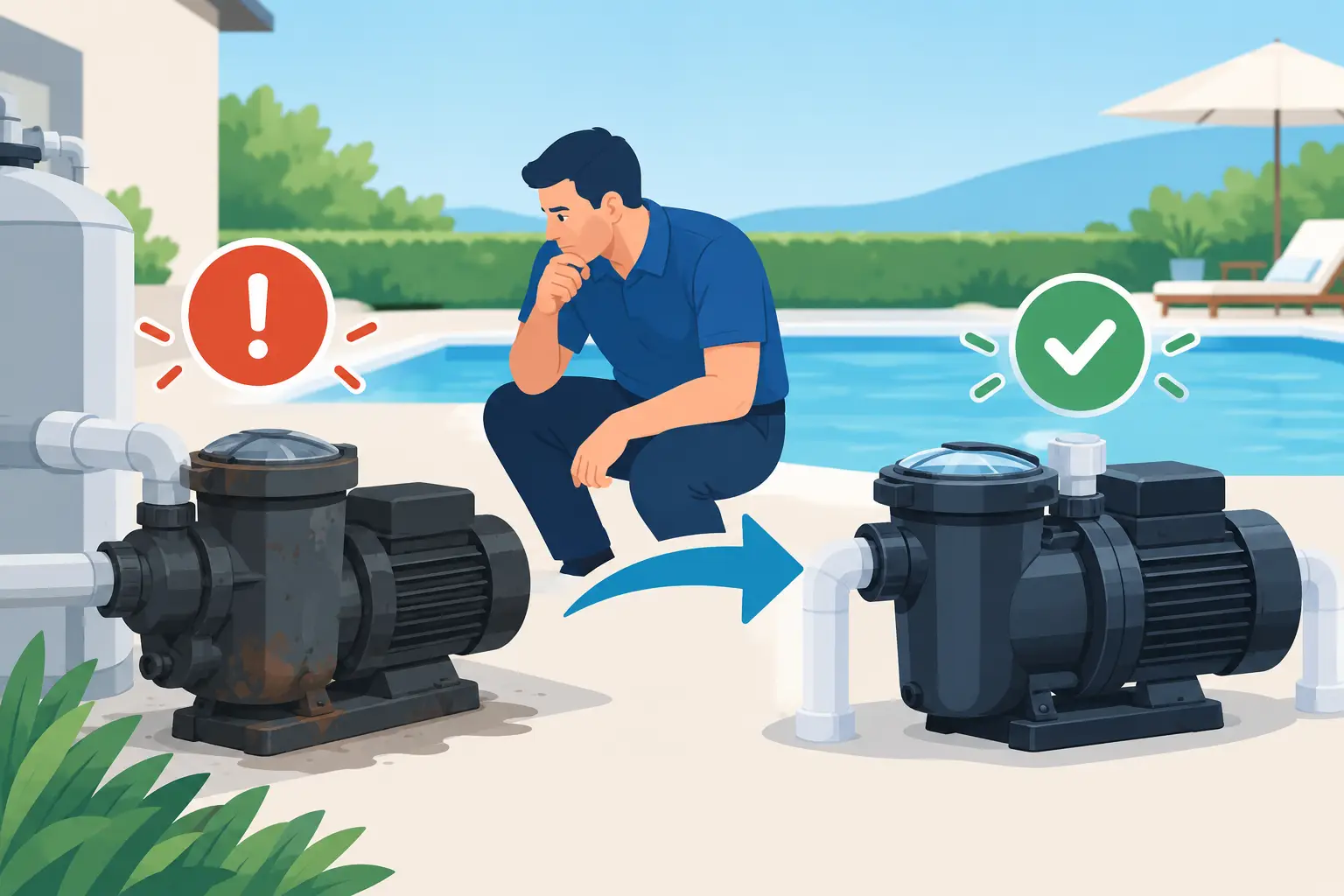 When Replace Pool Pump: Signs You Should Act